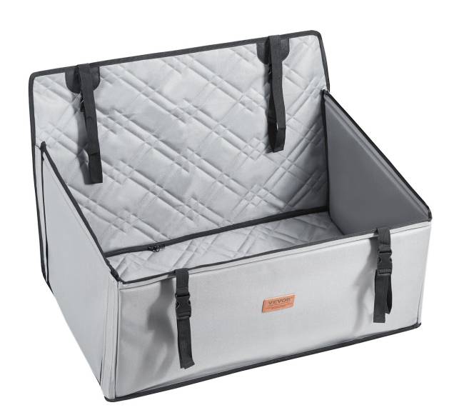 Automobilinė šuns sėdynė iki 22 kg pilka8