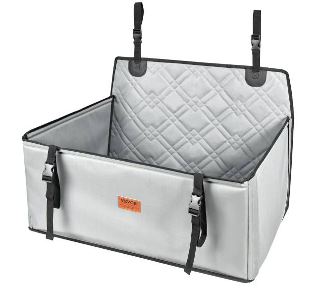 Automobilinė šuns sėdynė iki 22 kg pilka9