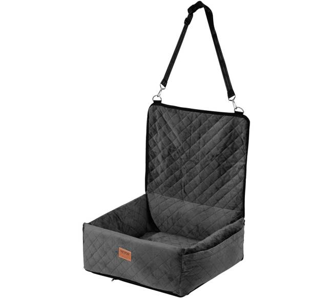 Šuns kėdutė automobiliui iki 18 kg juoda8