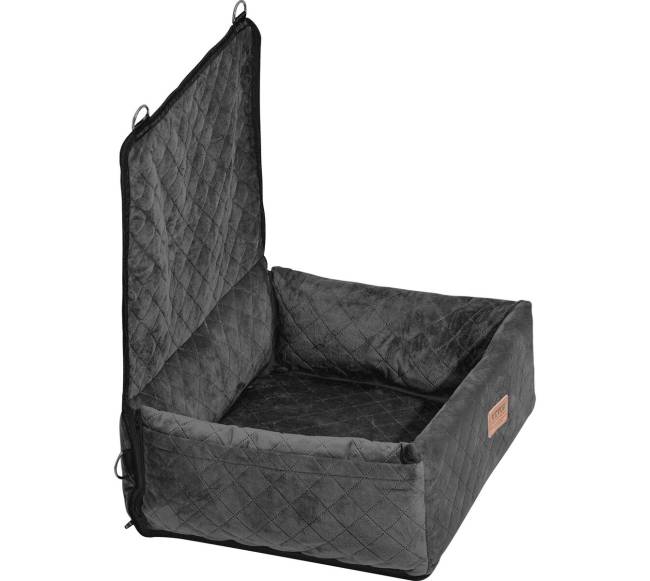 Šuns kėdutė automobiliui iki 18 kg juoda9