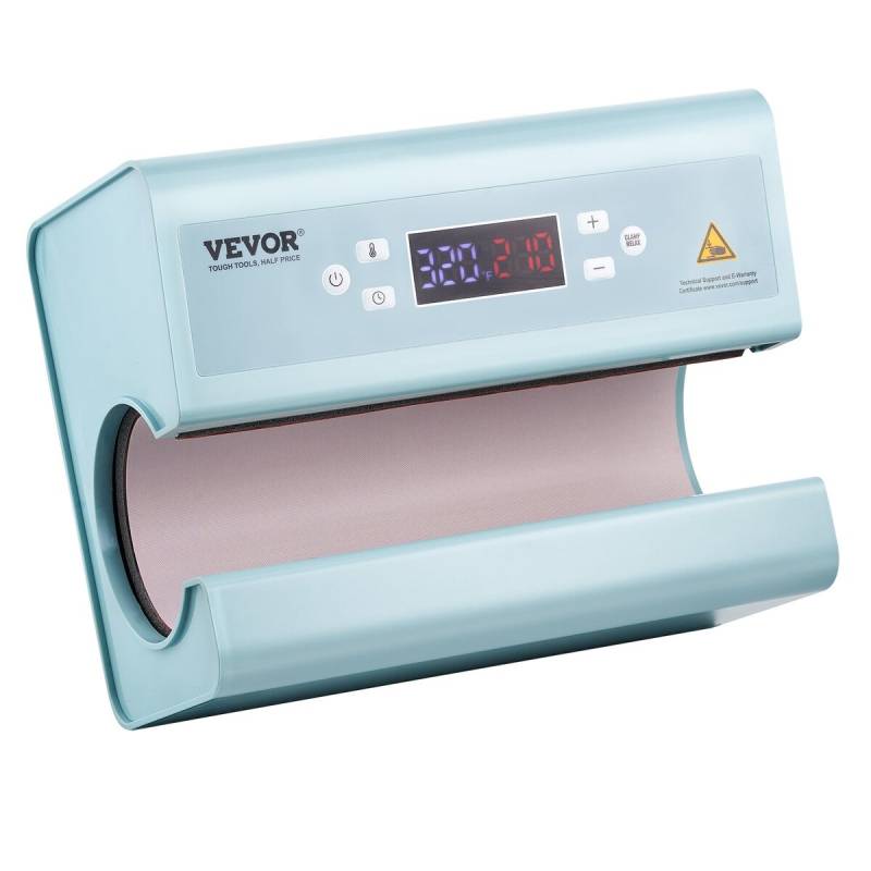 Automatinė puodelių kaitinimo preso mašina 11-30oz mėlyna0