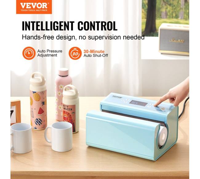 Automatinė puodelių kaitinimo preso mašina 11-30oz mėlyna1