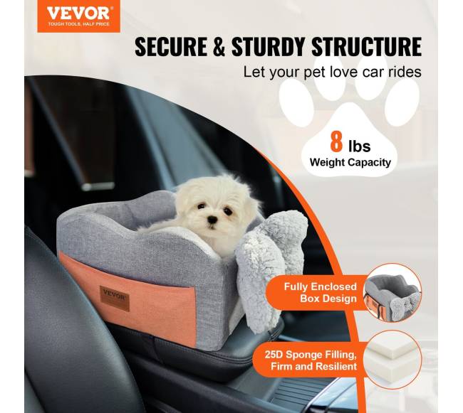 Šuns sėdynė automobilio konsolės montavimui1