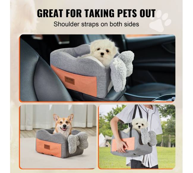 Šuns sėdynė automobilio konsolės montavimui5