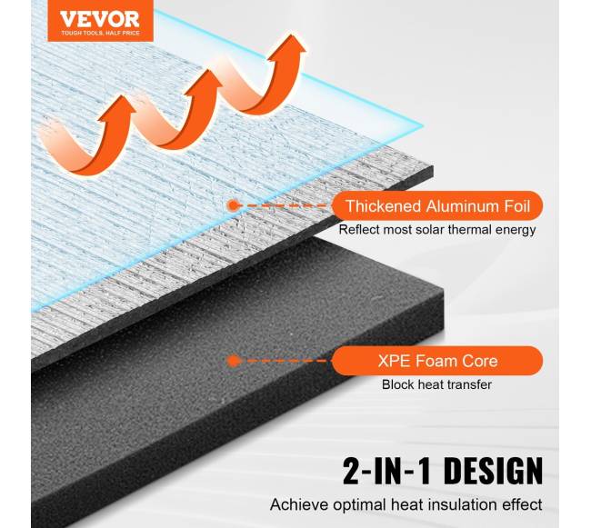 Izoliacinis aliuminio folijos rulonas su XPE pagrindu1