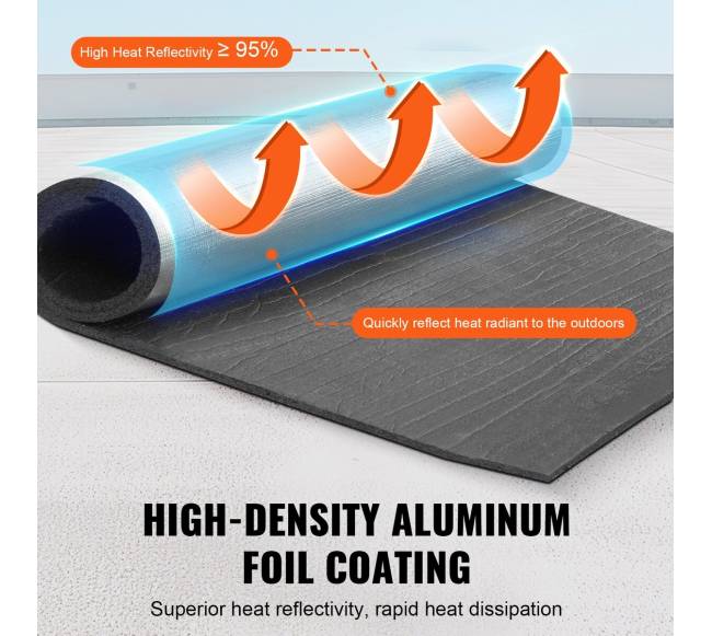 Izoliacinis aliuminio folijos rulonas su XPE pagrindu2