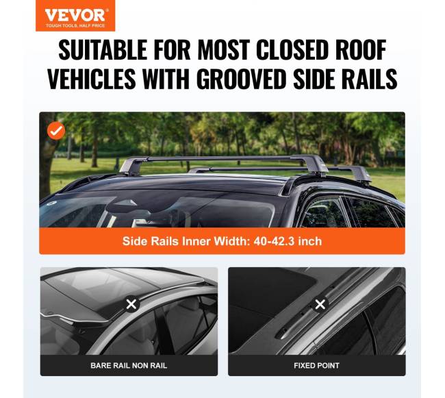 Universalios stogo bagažinės skersiniai be tarpo1