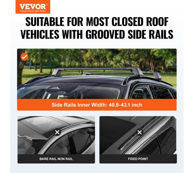 Universalus stogo bagažinės skersinis 122 cm1