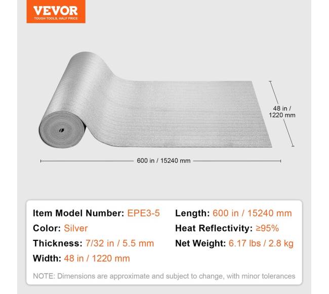 Dviguba atspindinti izoliacija su putų šerdimi6