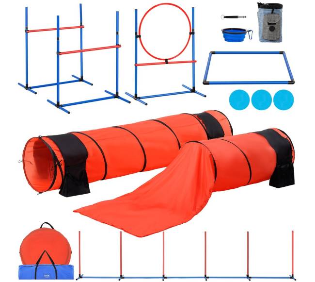 Šunų vikrumo treniruočių rinkinys 7 dalių0