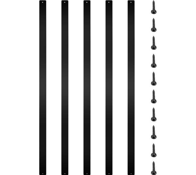 Metalinės turėklų balustrados, 76 vnt., 75 cm0