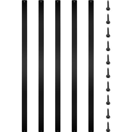 Metalinės turėklų balustrados, 76 vnt., 75 cm0