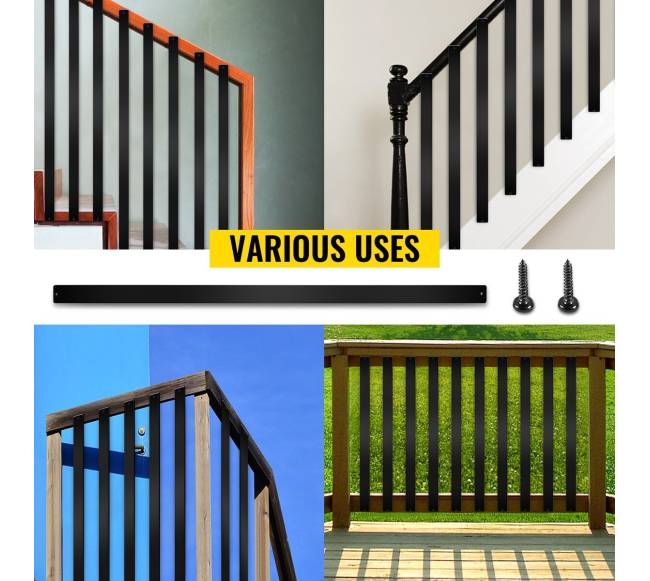 Metalinės turėklų balustrados, 76 vnt., 75 cm6