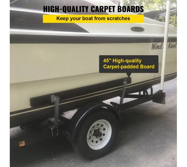 Valties priekabos kreiptuvas 114 cm su kilimine danga5