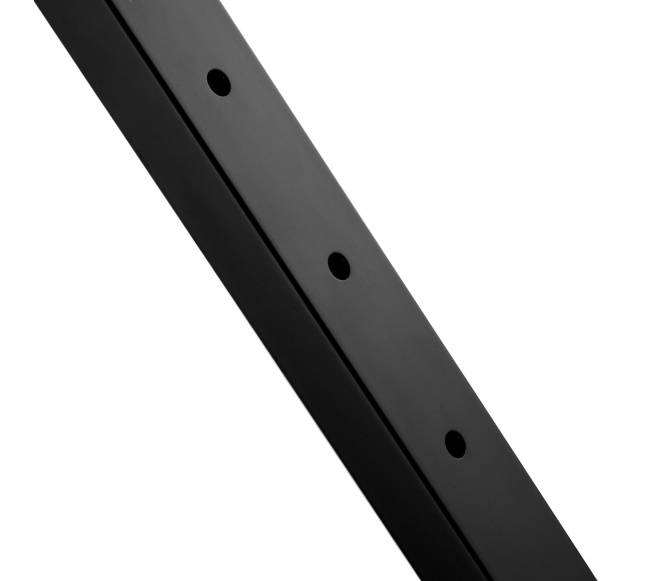 juodas horizontalių skylių turėklų stulpas 106cm10