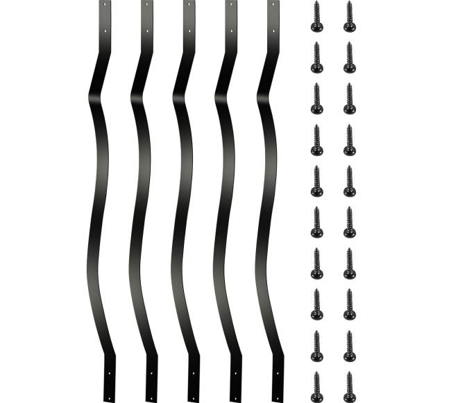 Metaliniai laiptų balustrai 51 vnt. 82 cm0