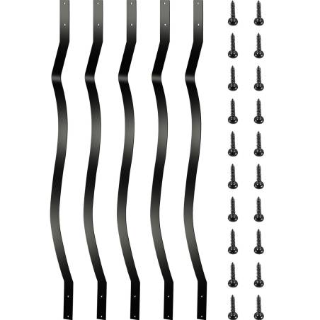 Metaliniai laiptų balustrai 51 vnt. 82 cm0