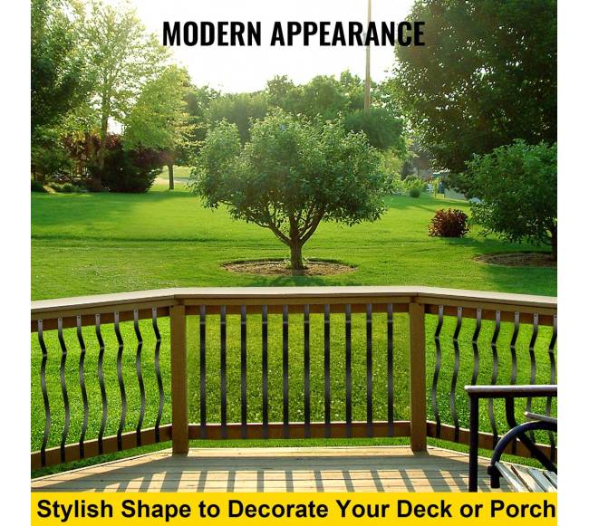 Metaliniai laiptų balustrai 51 vnt. 82 cm4