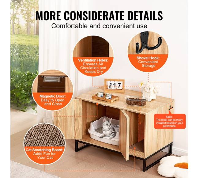 Kačių tualeto spinta su paslėpta dėže5