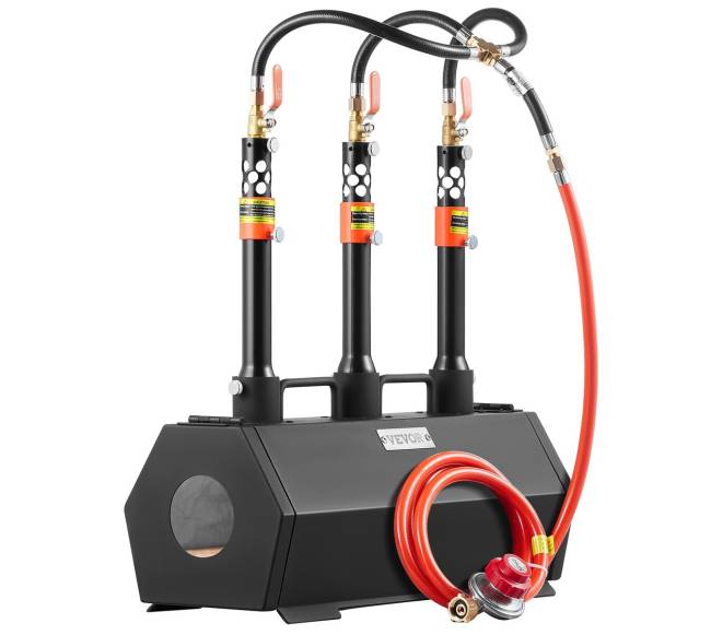 Nešiojama propano krosnis su 3 degikliais iki 1427C0