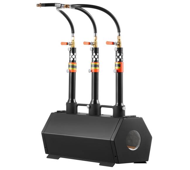 Nešiojama propano krosnis su 3 degikliais iki 1427C8