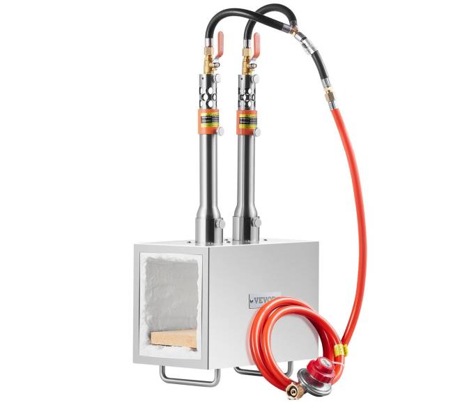 Nešiojama dviejų degiklių kalvė0