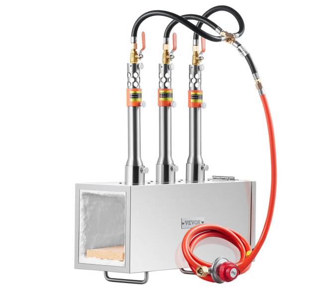 Nešiojama propano kalvė su 3 degikliais0