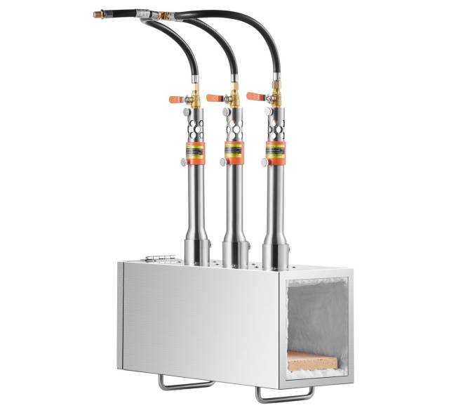 Nešiojama propano kalvė su 3 degikliais8