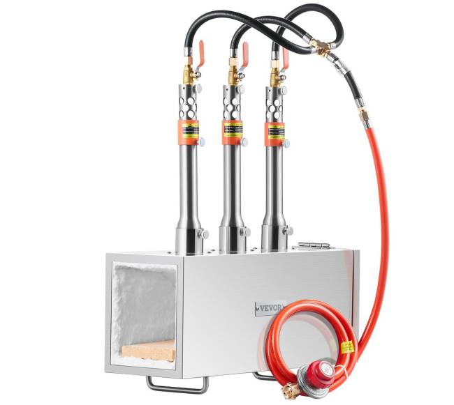 Nešiojama trijų degiklių propano kalvė0