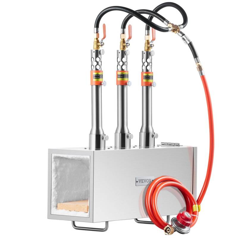 Nešiojamas propano kalvėje su 3 degikliais0