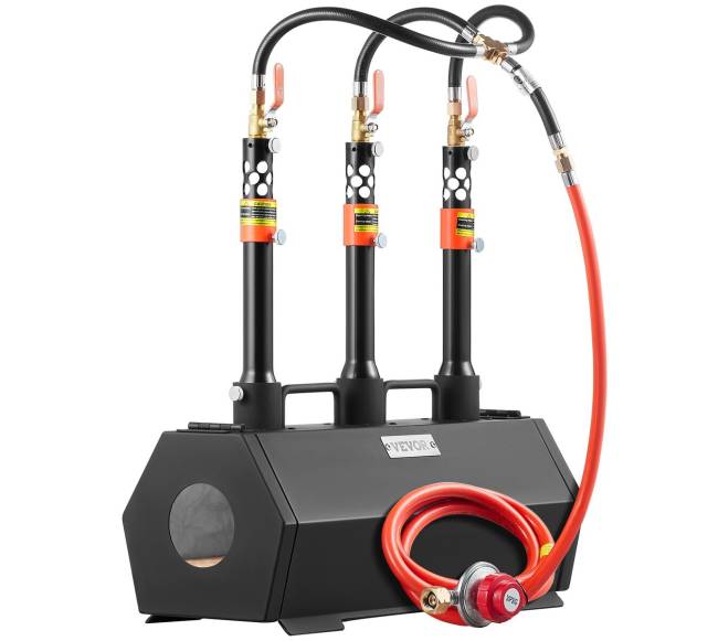 Nešiojama propano kalvė su 3 degikliais0