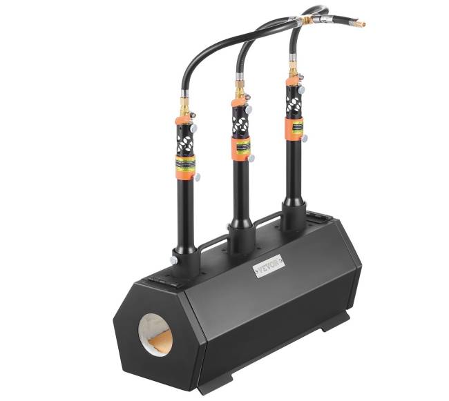 Nešiojama propano kalvė su 3 degikliais9