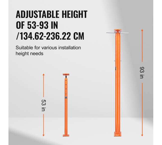Reguliuojamas grindų domkratas 134–236 cm2