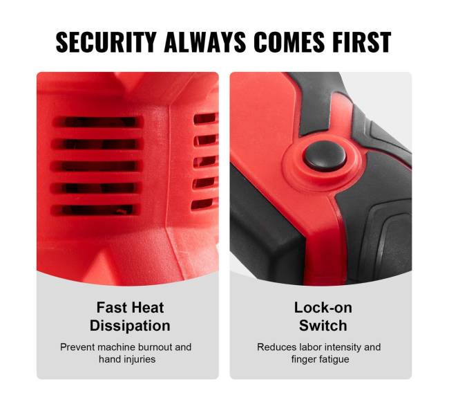 Rankinė elektrinė betono vibruoklė 960W 2m velenas3