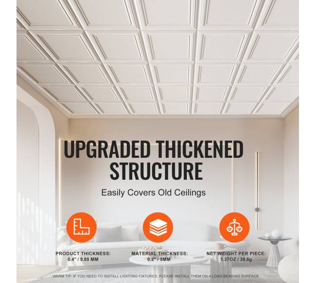 Lubos plokštės 48 vnt 20 x 20 cm3