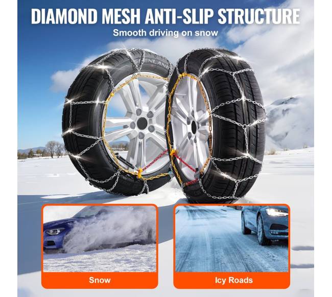 2 vnt. sniego grandinės iš mangano plieno3