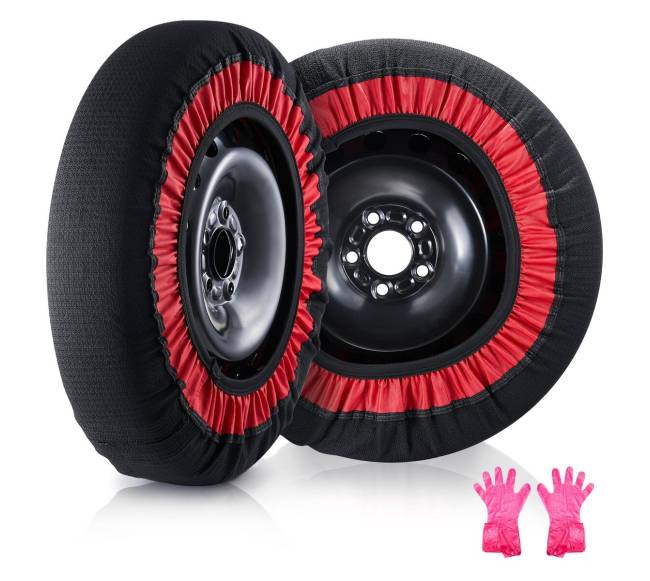 2 vnt. sniego kojinės padangoms – didelis dydis0