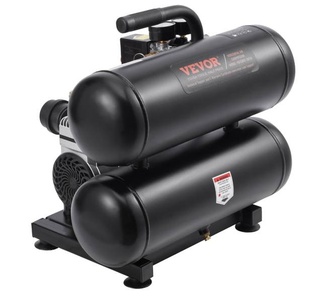 Nešiojamas bealyvas oro kompresorius 18L 90 PSI0