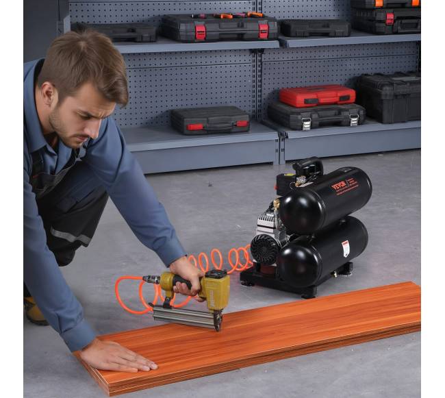 Nešiojamas bealyvas oro kompresorius 18L 90 PSI7