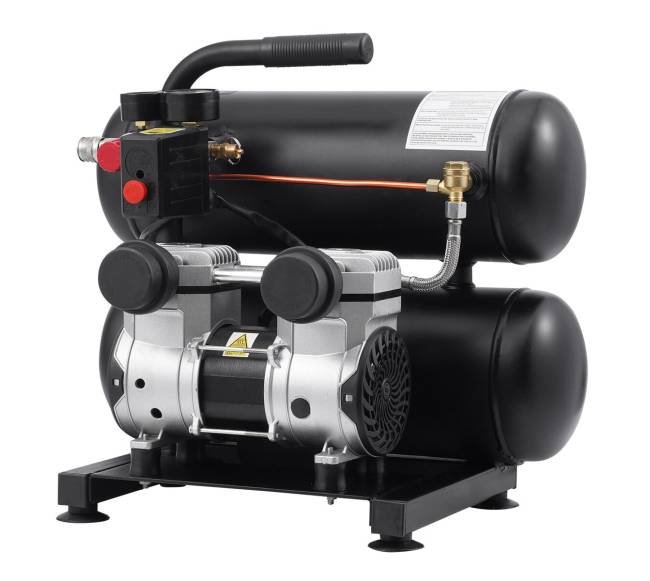 Nešiojamas bealyvas oro kompresorius 18L 90 PSI9