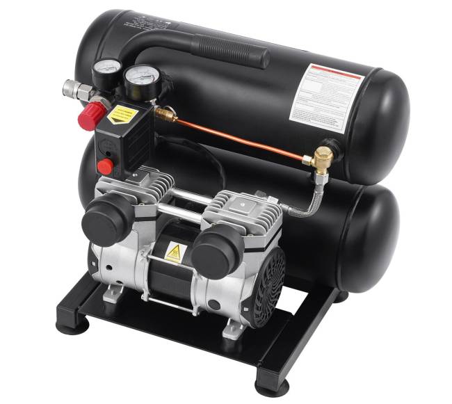 Nešiojamas bealyvas oro kompresorius 18L 90 PSI10