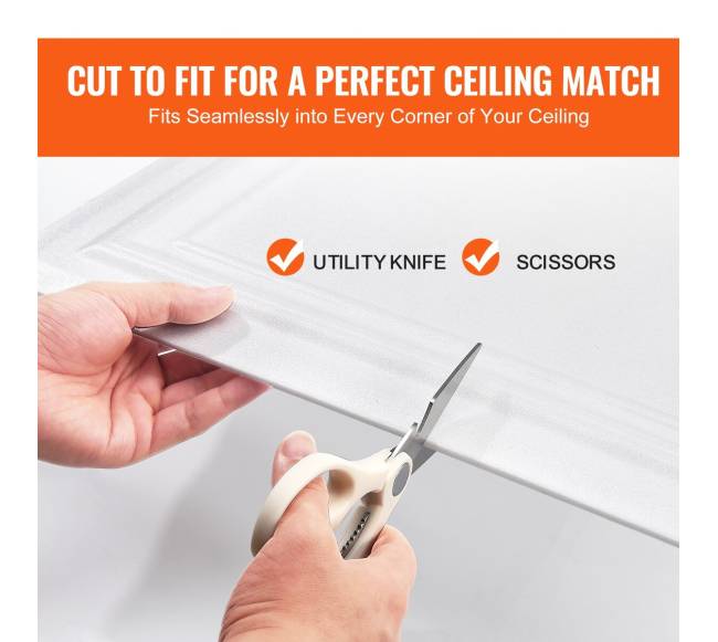 Lubų plokštės 96 vnt. 50 x 50 cm polistirolas5