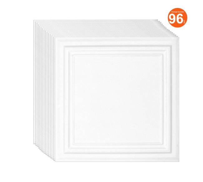 Lubų plokštės 96 vnt. 50 x 50 cm polistirolas10