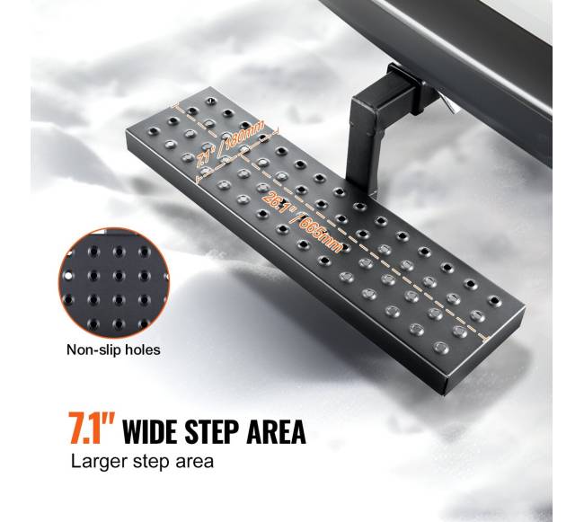 Priekabos pakopėlė 50,8 mm imtuvui3