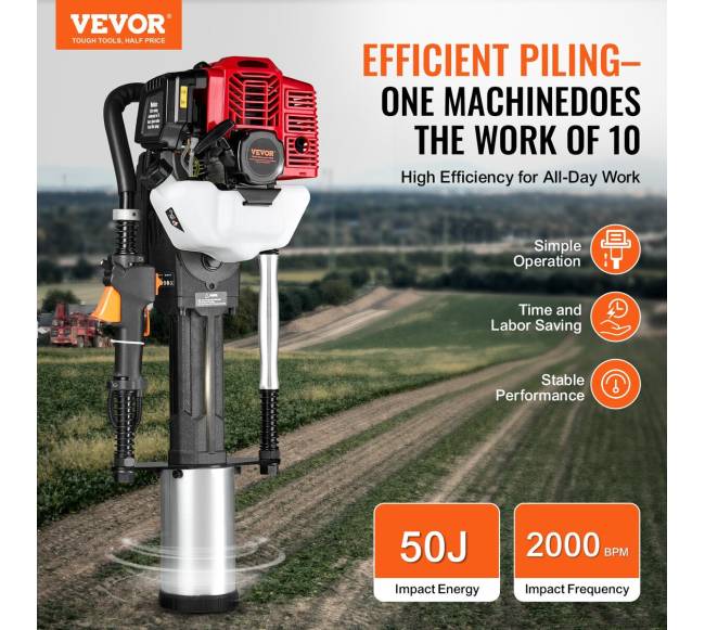 52 cc benzininis T kuolų kalėjas, dviejų taktų1