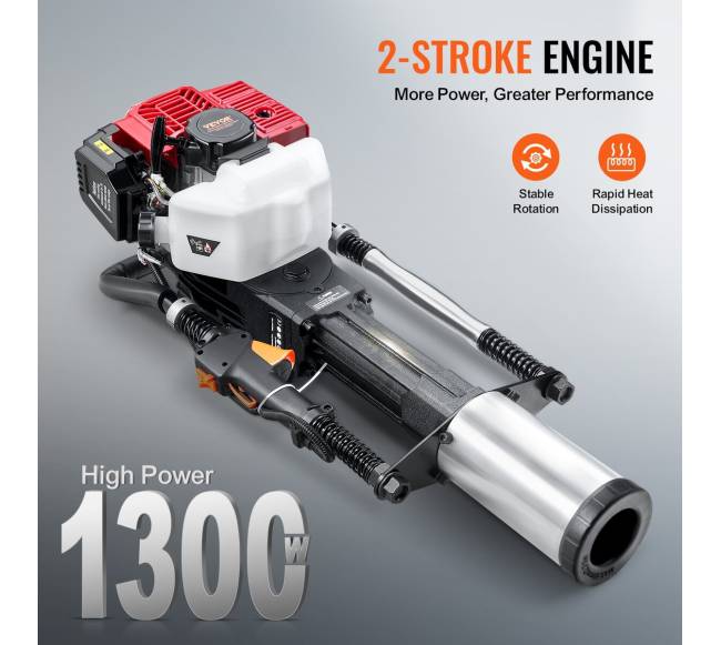 52 cc benzininis T kuolų kalėjas, dviejų taktų3