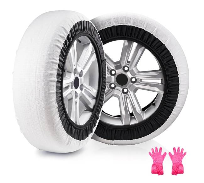 2 vnt. padangų sniego kojinės didelės0