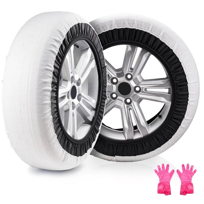 2 vnt. padangų sniego kojinės didelės0