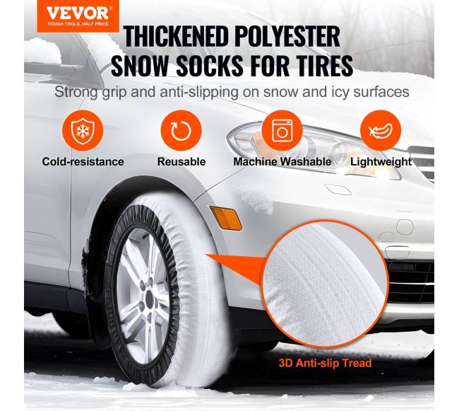 2 vnt. padangų sniego kojinės didelės1