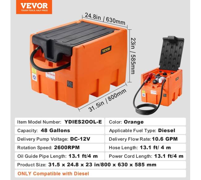 Nešiojama dyzelino talpykla su 12V pompa6
